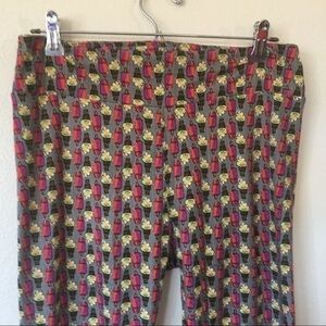 One Size Luluroe leggings ice cream cone design